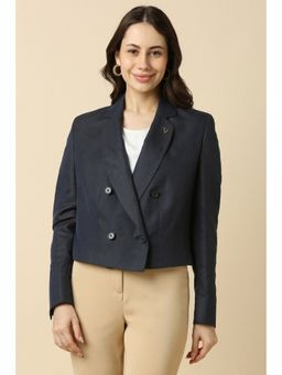 Allen Solly - Women's Navy Blue Blazer
