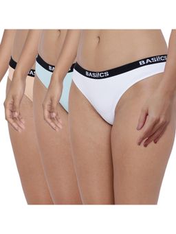 BASIICS by La Intimo - Womens Multi-Color Dulce Candy Briefs (Pack Of 3)