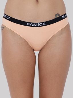 BASIICS by La Intimo - Womens Beige Dulce Candy Brief