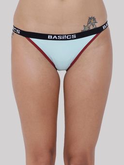 BASIICS by La Intimo - Womens Aqua Moda Fashionable Brief