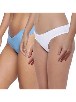 BASIICS by La Intimo - Multi-Color Amor Love Semiseamless Bikinis (Pack of 2)