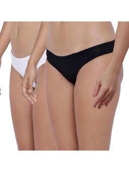 BASIICS by La Intimo - Multi-Color Amor Love Semiseamless Bikinis (Pack of 2)