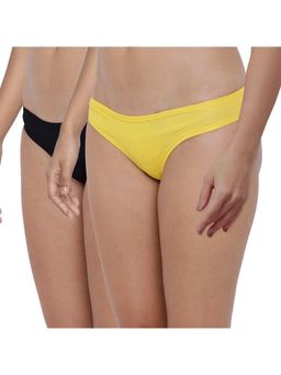 BASIICS by La Intimo - Multi-Color Amor Love Semiseamless Bikinis (Pack of 2)