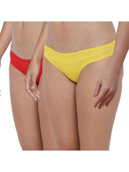 BASIICS by La Intimo - Multi-Color Amor Love Semiseamless Bikinis (Pack of 2)