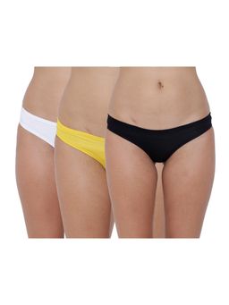 BASIICS by La Intimo - Multi-Color Amor Love Semiseamless Bikinis (Pack of 3)