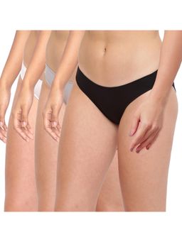 BASIICS by La Intimo - Multi-Color Grace Well Bikinis (Pack of 3)