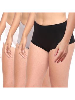 BASIICS by La Intimo - Multi-Color Hanky Panky Boyshorts (Pack of 3)