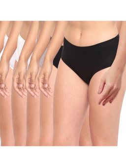 BASIICS by La Intimo - Multi-Color Tease 2 Please Full Hipsters (Pack of 5)