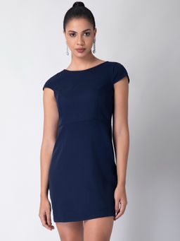 FabAlley - Navy Bodycon Mini Dress