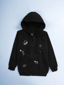 KiddoPanti - Boys Multi-Color Graphic Hoodie (Pack of 2)