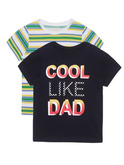 PLUM TREE - Boys Multi-Color Printed T-Shirts (Pack of 2)