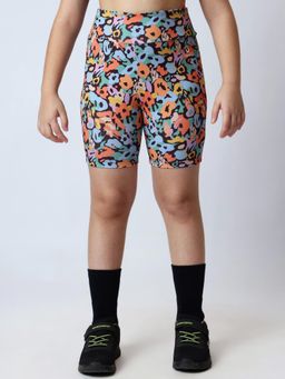 UMILDO - Girls Multi-Color Floral Activewear Shorts