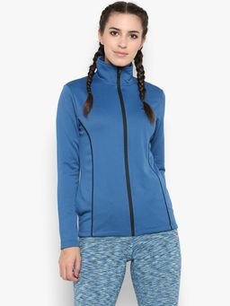 Alcis - Women Blue Solid Jacket