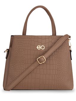 E2O - Fancy Brown Women's Satchel Bag