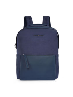 Tommy Hilfiger - Jaxon Unisex Polyester Laptop Backpack (14 Inch) - Navy Blue