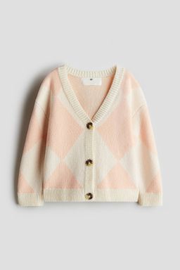 H&M - Girls Pink V-Neck Cardigan