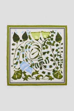 H&M - Boys Beige Printed Cotton Scarf