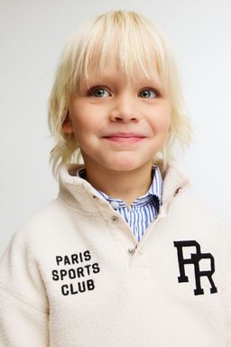 H&M - Boys White Teddy Sweatshirt