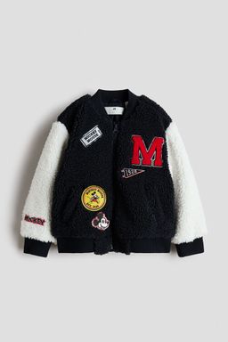 H&M - Boys Multi-Color Teddy Baseball Jacket