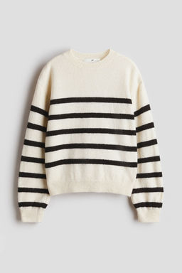 H&M - Girls Beige Knitted Jumper