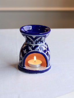 Unravel India - Mugal Bageecha Shades Of Blue Oil Burner