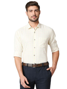 Park Avenue - Medium Beige Casual Shirt