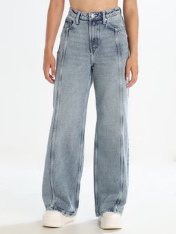 ONLY - Women's Solid Blue Jeans