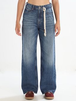 ONLY - Women's Solid Blue Jeans