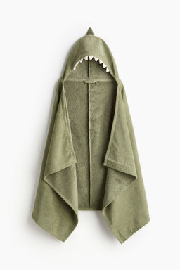 H&M - Green Hooded Bath Towel