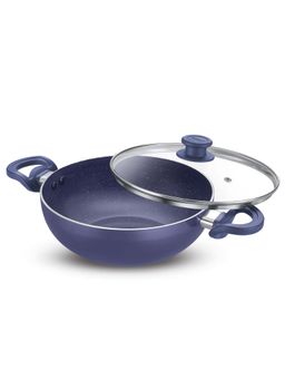 Prestige - Ceraglide Ceramic Coating Aluminium Non-stick Kadhai 24 cm with Lid 3 L