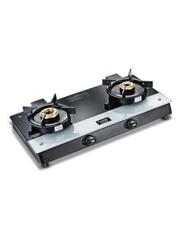 Prestige - Svachh Duo Toughened Glasstop Gas Stove Liftable 2 Burners Black GTSD 02