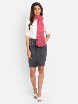 Wicked stitch - Scarves For Women Cotton Tassels