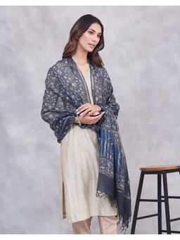 Fabindia - Charcoal Silk Blend Dupatta