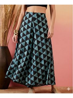 InWeave - Black Triangle Printed Palazzo
