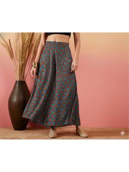 InWeave - Rust Triangle Printed Palazzo