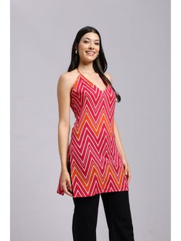 Aarsi - Women Pink Printed Kurti