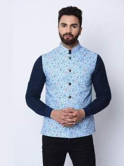 Spring Break - Blue Me Away Nehru Jacket