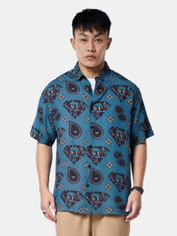 The Souled Store - Superman Pattern Summer Shirts