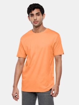 The Souled Store - Solids Peach Supima T Shirts