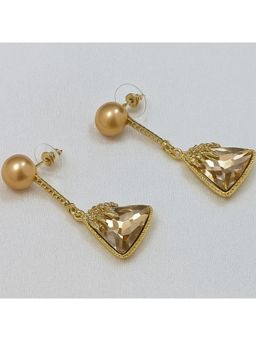 Dkane Designs - Women Yellow Alloy Earrings