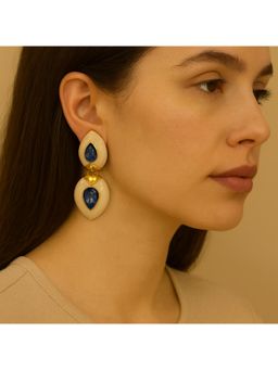 Dkane Designs - Women Blue Alloy Earrings