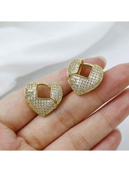 Dkane Designs - Women White Stainless Steel Earrings