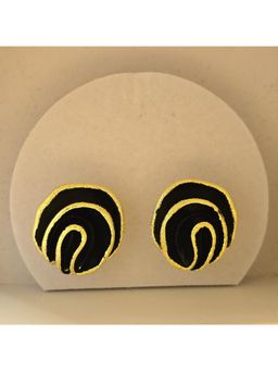 Dkane Designs - Women Black Alloy Earrings