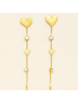 Dkane Designs - Women White Stainless Steel Earrings