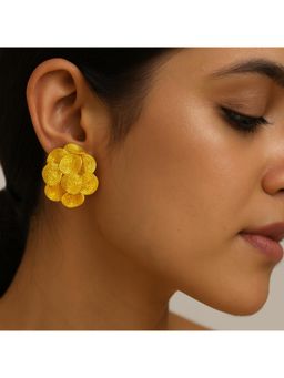 Dkane Designs - Women Gold Stainless Steel Earrings