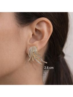 Dkane Designs - Women White Stainless Steel Earrings