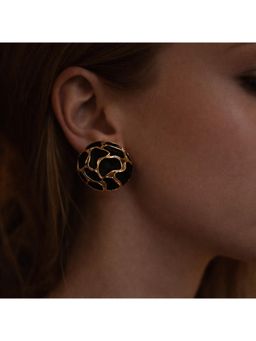 Dkane Designs - Women Black Alloy Earrings