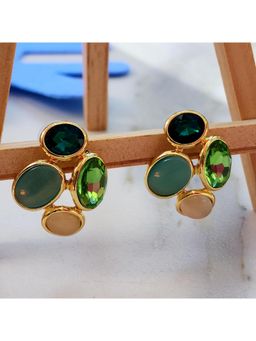 Dkane Designs - Women Multi-Color Stainless Steel Earrings