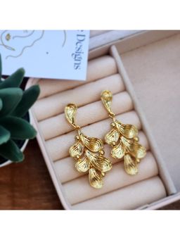 Dkane Designs - Women Gold Stainless Steel Earrings
