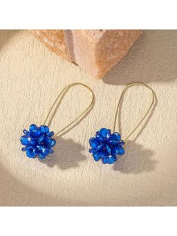 Dkane Designs - Women Blue Stainless Steel Earrings